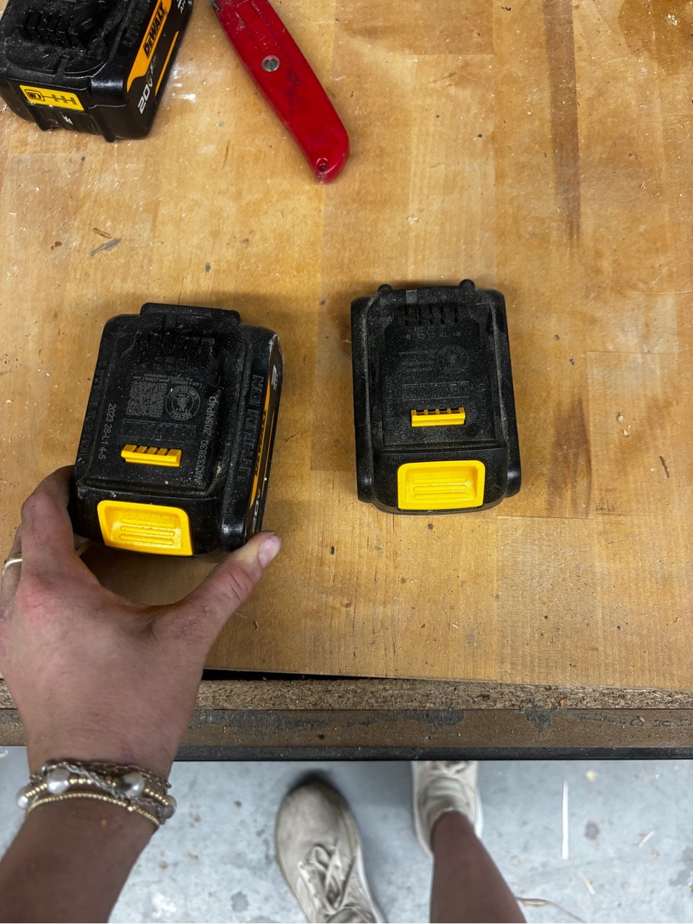 Rechargeable Portable Power Battery Pack - Black & Yellow